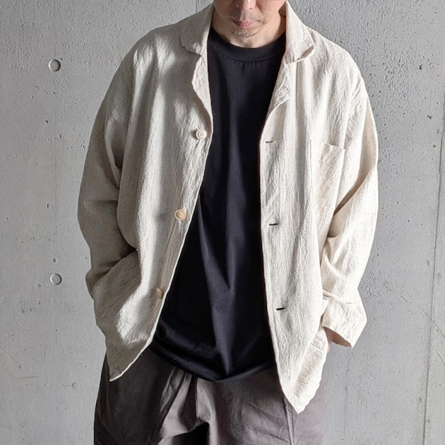 alvana (アルヴァナ) ALV-90182 [ NATURAL HEMP FIELD JACKET ] ヘンプ フィールドジャケット (NATURAL) 