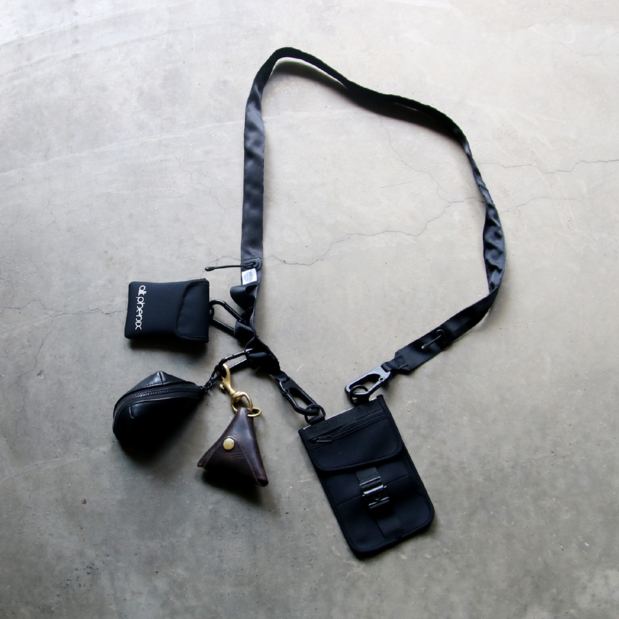 alkphenix (アルクフェニックス) EAM23BA10 [ Extension loop / Grosgrain tape ] エクステンションループ (BLACK)