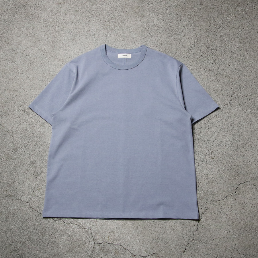 alvana (アルヴァナ) ACS-C010 [ FADE CENTER SEAM S/S TEE SHIRTS ] フェードセンターシーム ショートスリーブ クルーネック TEE シャツ (WHITE)