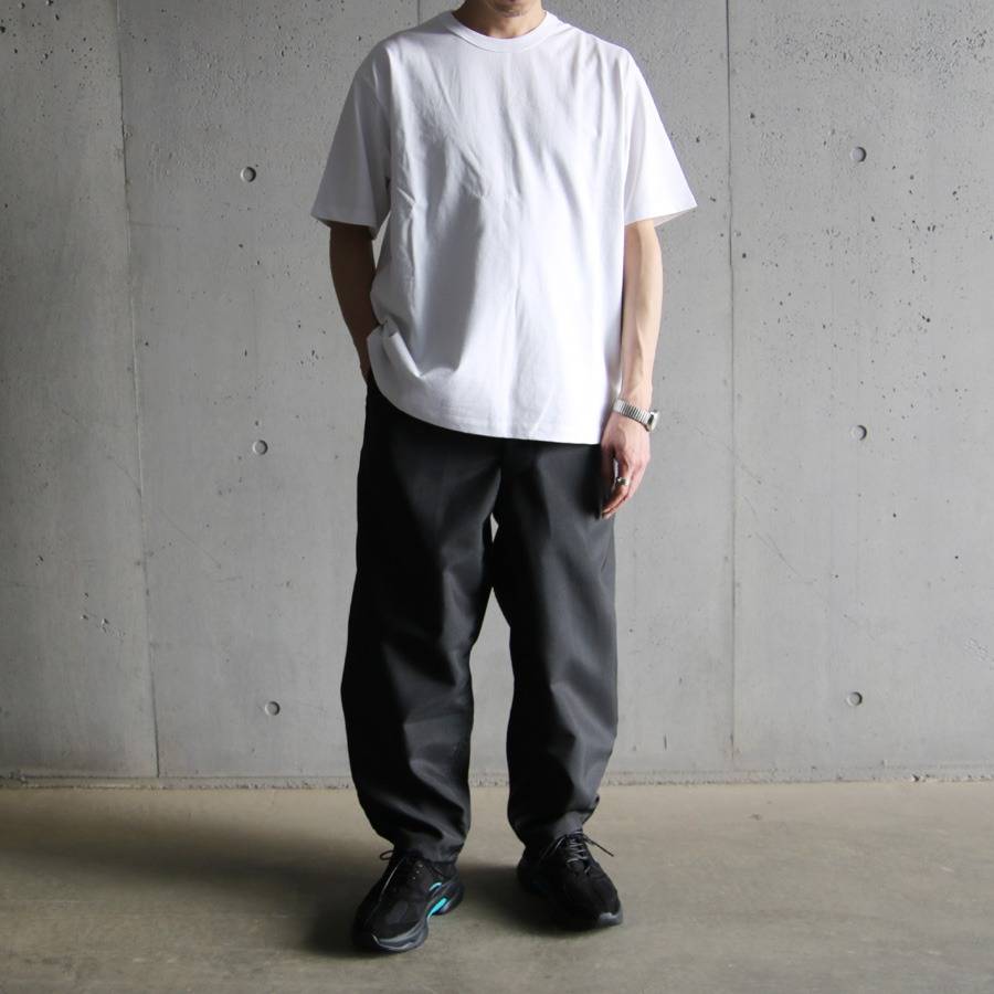 alvana (アルヴァナ) ACS-C010 [ FADE CENTER SEAM S/S TEE SHIRTS ] フェードセンターシーム ショートスリーブ クルーネック TEE シャツ (WHITE)