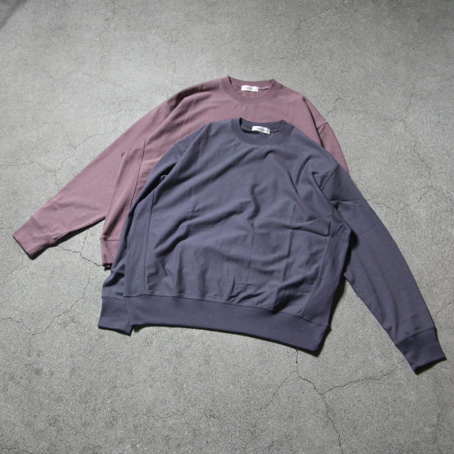 alvana (アルヴァナ) AFW-25037 [ 空紡 BD SWEAT TEE SHIRTS ] 空乏天竺 スウェット L/S T シャツ  