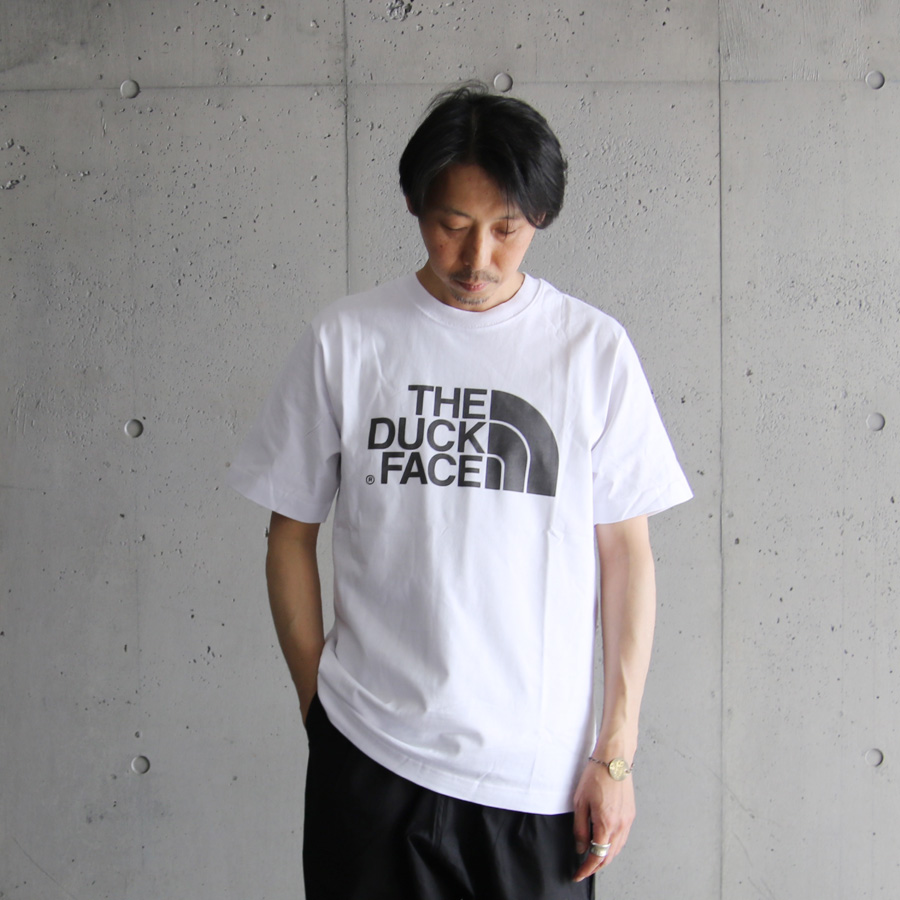 ATELIER AMELOT (アトリエ・アメロ) [THE DUCK FACE] クルーネックプリントTシャツ (WHITE)