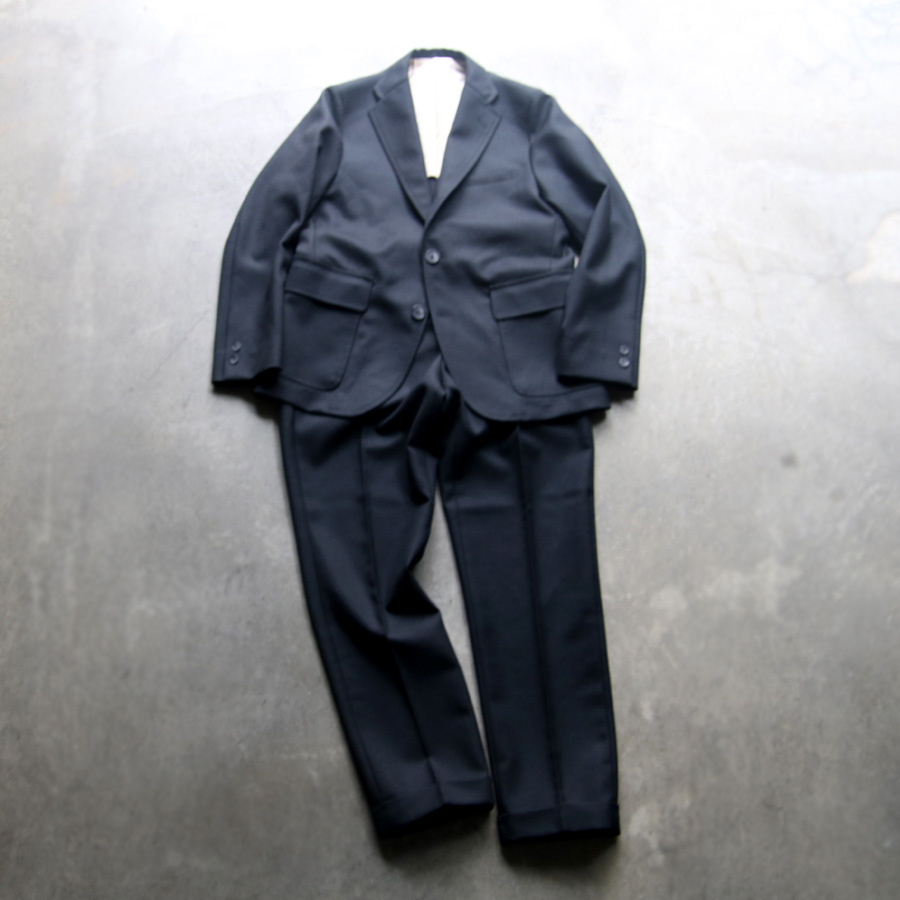 BARNSTORMER (バーンストーマー) [3104J] SUPER100'S SAXONY WOOL UNCONSTRUCTED JACKET (BLACK) 