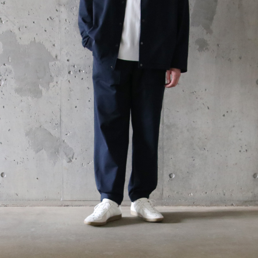 CURLY / CURLY& Co. (カーリー) 241-740124 [ FRENCH TERRY HEM TUCK PANTS ] PBT(ポリブチレンテレフタレート)裏毛 ヘム タック パンツ (2COLOR)