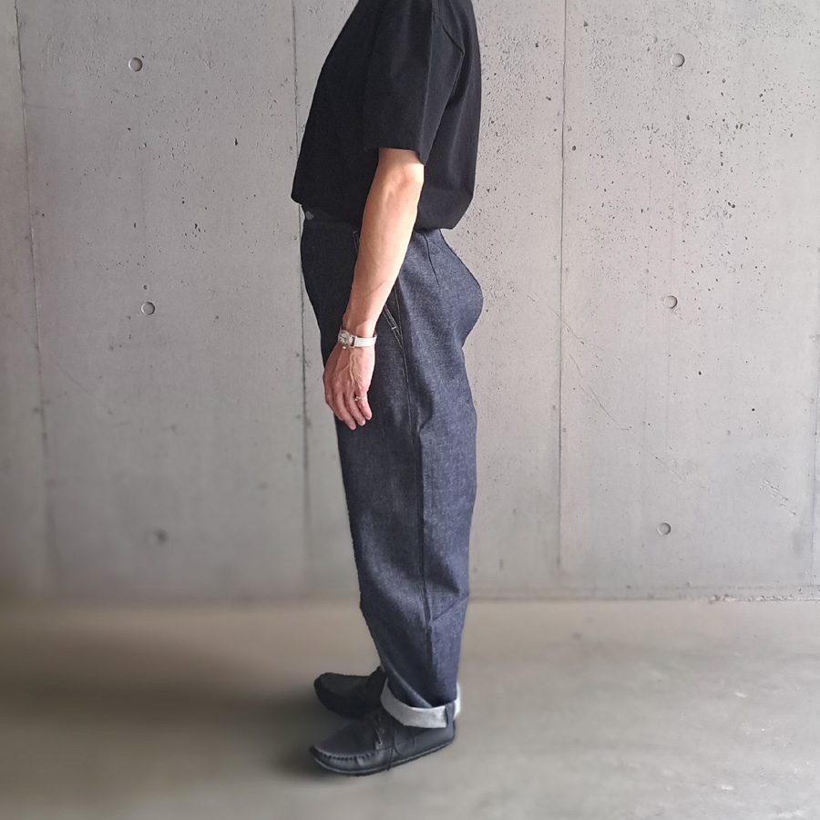 TUKI (ツキ) 0176 [TYPE4] INDIGO DENIM　タイプフォー ノンウォッシュデニムパンツ(INDIGO) 