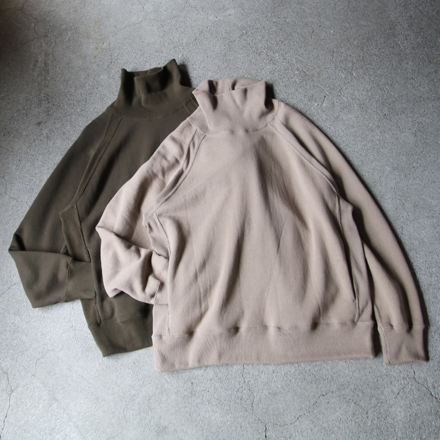 CURLY / CURLY& Co. (カーリー) 233-33104 [ RAFFY TURTLE-NECK P/O ] ラフィ起毛裏毛 タートルネックプルオーバー (2COLOR)