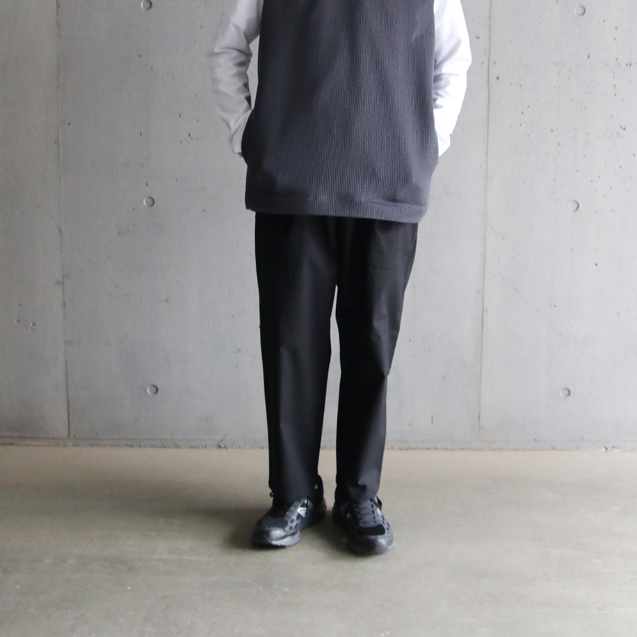 CURLY / CURLY& Co. (カーリー) 231-43023 [ TRICOT TAPERED TROUSERS ] ドライT/Cトリコット テーパードトラウザーズ (GRAY)