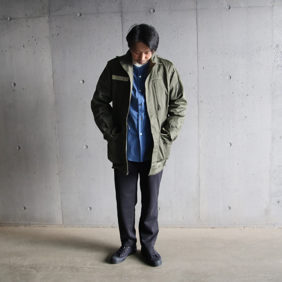 DEAD STOCK MILITARY (デッドストック ミリタリー) FRENCH ARMY 1960-70's M-64 FIELD JACKET WITH HOOD / フランス軍 M-64 フード付き フィールドジャケット (OLIVE DRAB)