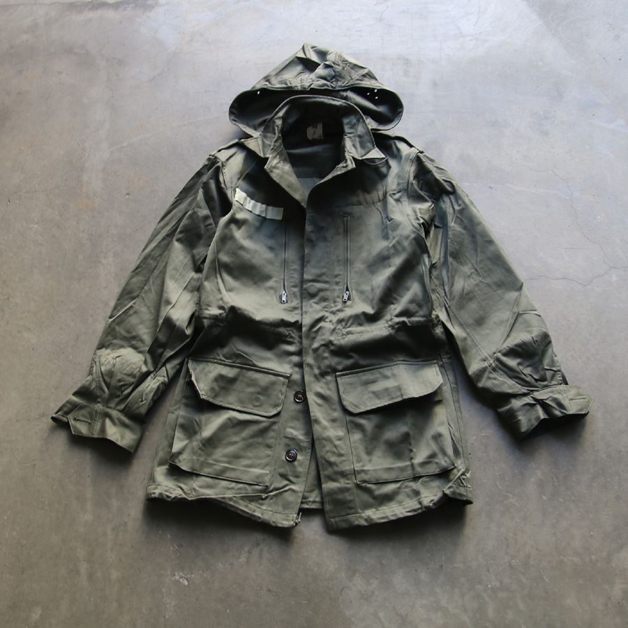 DEAD STOCK MILITARY (デッドストック ミリタリー) FRENCH ARMY 1960-70's M-64 FIELD JACKET WITH HOOD / フランス軍 M-64 フード付き フィールドジャケット (OLIVE DRAB)