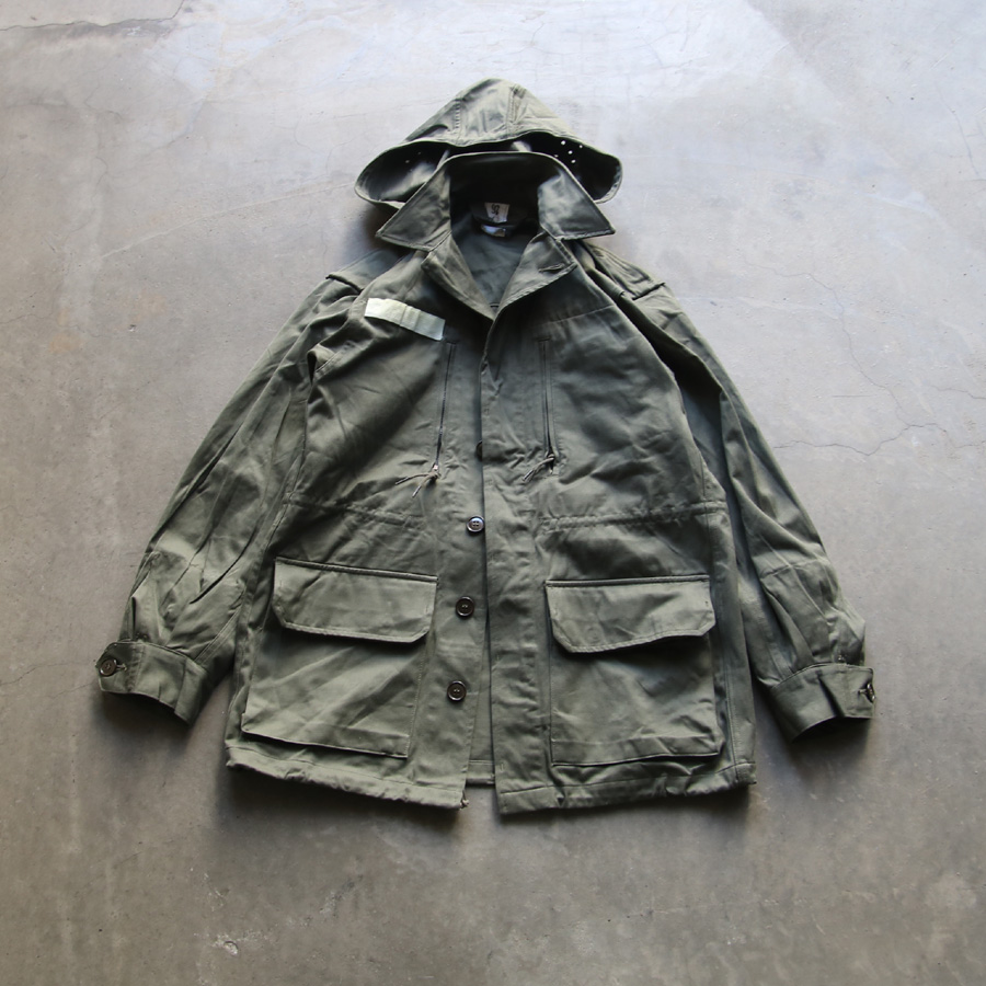 DEAD STOCK MILITARY (デッドストック ミリタリー) FRENCH ARMY 1960-70's M-64 FIELD JACKET WITH HOOD / フランス軍 M-64 フード付き フィールドジャケット (OLIVE DRAB)