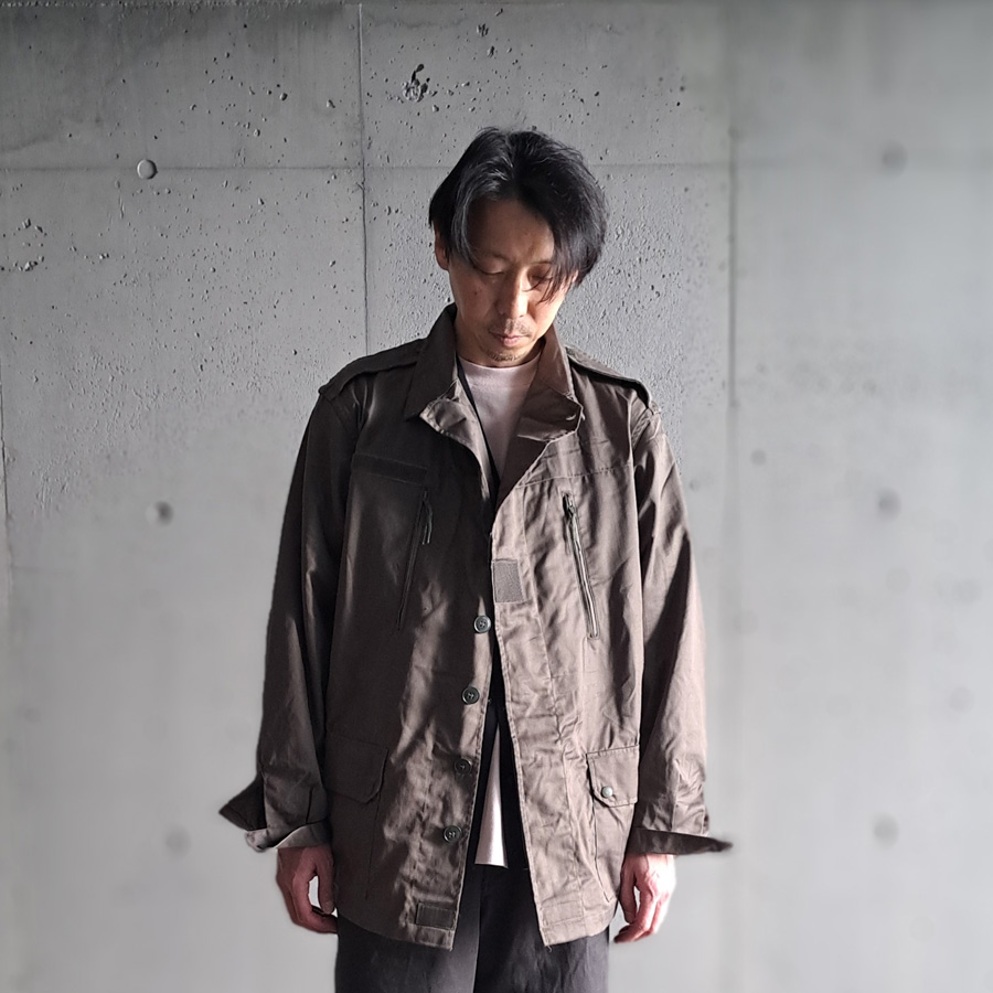 DEAD STOCK MILITARY (デッドストック ミリタリー) FRENCH ARMY F-1 JACKET / フランス軍 ミリタリー ジャケット / ミリタリーウエア　コーディネート / 40代ファッションベーシック