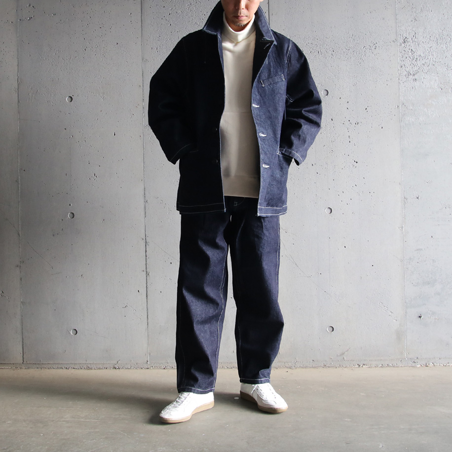 EEL PRODUCTS (イール プロダクツ) E-23260 [CHOP PANTS/チョップパンツ] ワンタックデニムパンツ (INDIGO)