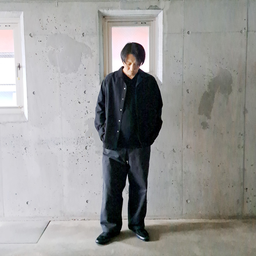 Re made in tokyo japan (アールイーメイドイントウキョウジャパン) 2823A-CT [ DRESS WOOL KNIT V-NECK ] ドレスウールニット Vネック (BLACK) (NAVY)