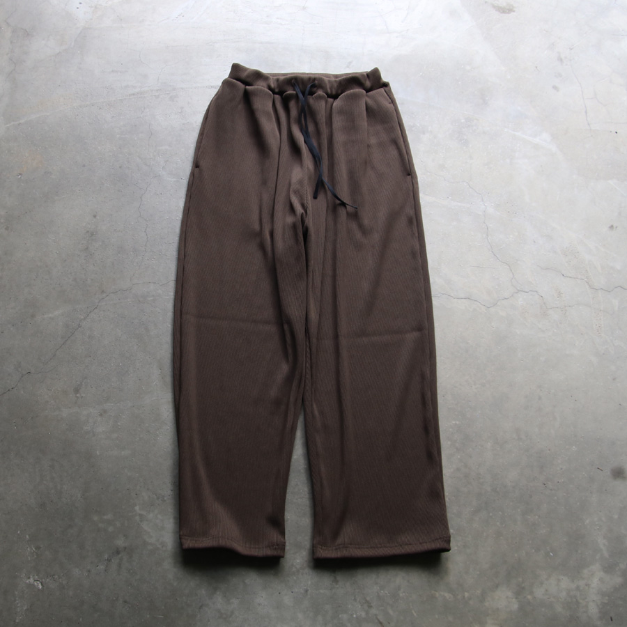 EEL PRODUCTS (イール プロダクツ) E-24202  [スライスパンツ/SLICE PANTS] ポリエステルリブ イージーパンツ (2COLOR)