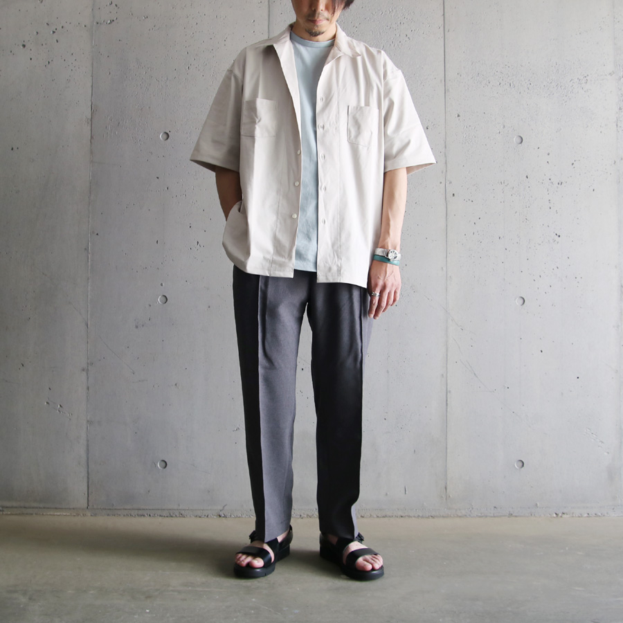 EEL PRODUCTS (イール プロダクツ) E-22400 [トコナツ シャツ] コットン ポリエステル S/S シャツ (LT BEIGE)