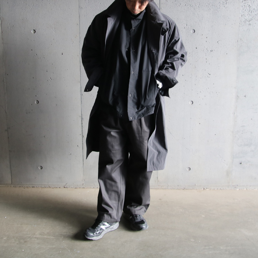 STILL BY HAND (スティルバイハンド)  [ BL01234 ] POLYESTER STAND COLLAR BLOUSON /ポリエステル スタンドカラーブルゾン (2COLOR)