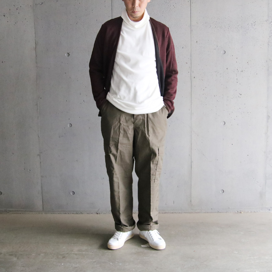 FLISTFIA(フリストフィア) PC01016 [ Piping Cardigan ]  パイピングカーディガン (NAVY) (BURGUNDY) 