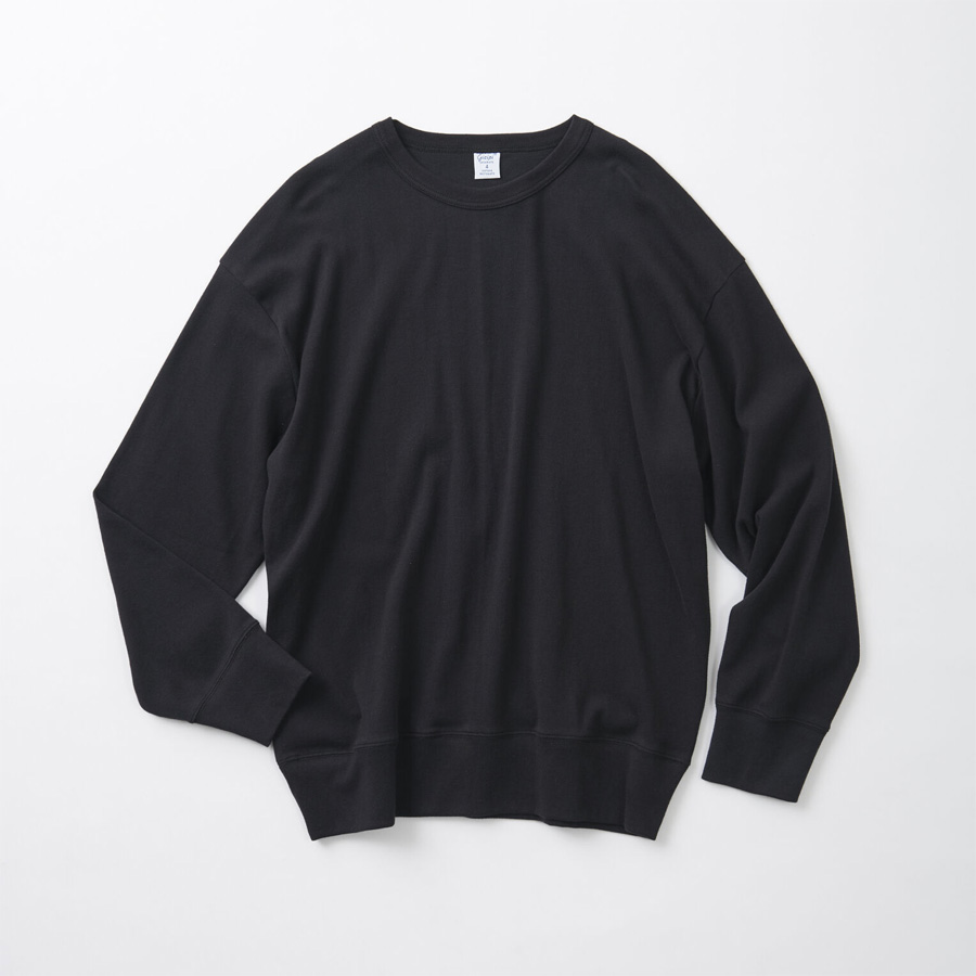 　GICIPI ( ジチピ ) 2303P / RAZZA（ラーッツァ） / UNISEX (MEN'S)/ COTTON CREW NECK L/S /クルーネックロングスリーブTシャツ  (Nero /ブラック) 