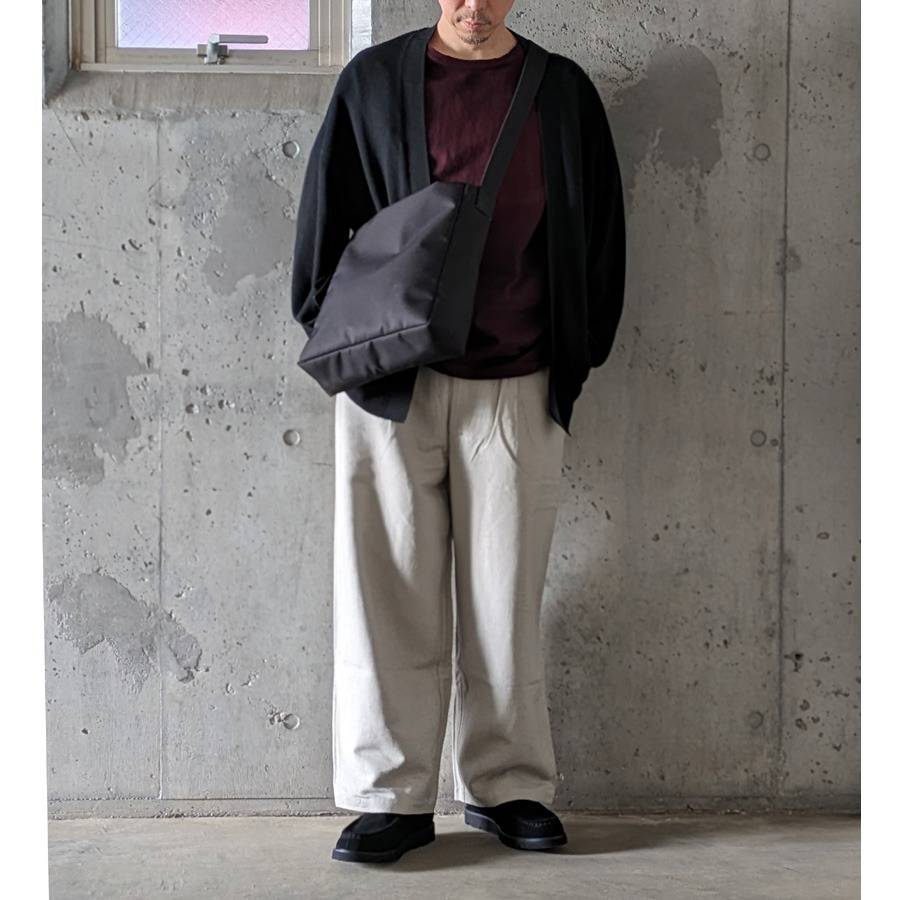 KLASICA (クラシカ) [HAZE] LOOSE FIT HAND DYED TEE / KYOTO SOME IPPEI HAND CRAFT DYE / クルーネック　ハンドクラフトダイ S/S Tシャツ (DARK RED) (FADE GREIGE)
