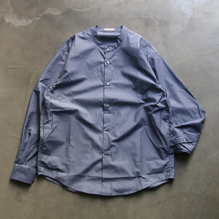 LAMOND (ラモンド) LM-S-094-CT [Soft Cotton Band Collar Shirts] バンドカラー シャツ ジャケット(2COLOR)  