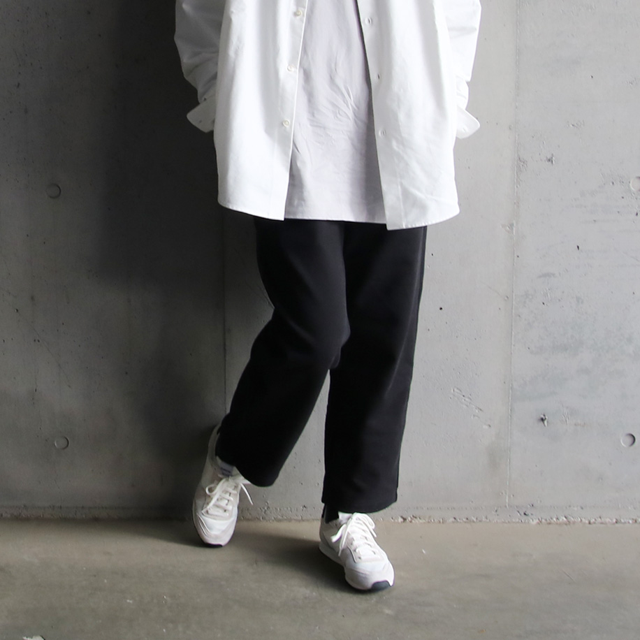 LAMOND (ラモンド) LM-P-112 [SPAIN PIMA SWEAT PANTS] スペイン ピマ コットン スウェットパンツ (BLACK)