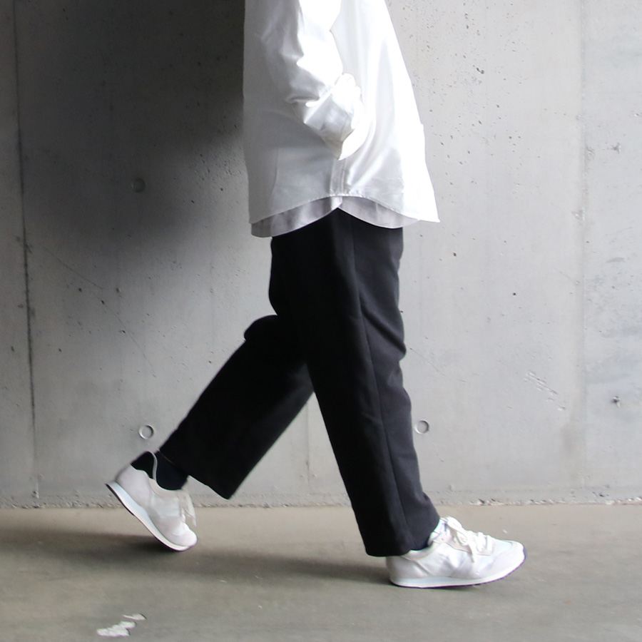 LAMOND (ラモンド) LM-P-112 [SPAIN PIMA SWEAT PANTS] スペイン ピマ コットン スウェットパンツ (BLACK)
