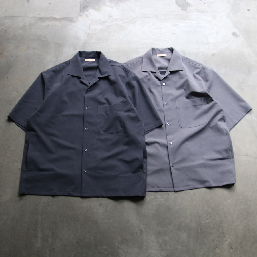 LAMOND (ラモンド) LM-S-083 [SHARI SHIRTS] オープンカラー S/S シャツ (2COLOR)