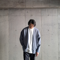 alvana (アルヴァナ) ALV-00112 [ FADE CARDIGAN ] フェードカーディガン (ASH BLUE)(BLACK)