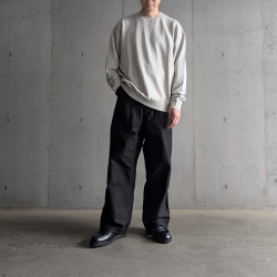 alvana (アルヴァナ) ALV-00211 [FREED FLEECE CREWNECK SWEAT] フリードフリース クルーネック スウェット (SMOKE GRAY)