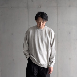 alvana (アルヴァナ) ALV-00211 [FREED FLEECE CREWNECK SWEAT] フリードフリース クルーネック スウェット (SMOKE GRAY)