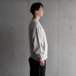 alvana (アルヴァナ) ALV-00211 [FREED FLEECE CREWNECK SWEAT] フリードフリース クルーネック スウェット (SMOKE GRAY)