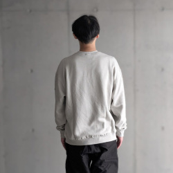 alvana (アルヴァナ) ALV-00211 [FREED FLEECE CREWNECK SWEAT] フリードフリース クルーネック スウェット (SMOKE GRAY)