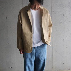 ALV-00180 [ FADE CENTER SEAM S/S TEE SHIRTS ] フェードセンターシーム ショートスリーブ クルーネック TEE シャツ (IVORY)(LIGHT YELLOW)(BLACK)(CHARCOAL)