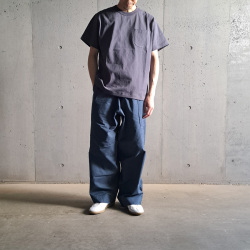 alvana (アルヴァナ) ALV-C0128 [ 空防 CLASSIC PK TEE SHIRTS ] 空紡クラシック クルーネック ポケ TEE  (STONE NAVY) (VINTAGE PINK) (ERATH/PURPLE)