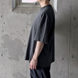 alvana (アルヴァナ)  ALV-00117 [ 空防 S/S TEE SHIRTS ] 空紡天竺 ショートスリーブ クルーネック TEE シャツ(DARK KHARKI)
