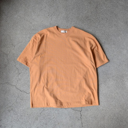 alvana (アルヴァナ)  ALV-00117 [ 空防 S/S TEE SHIRTS ] 空紡天竺 ショートスリーブ クルーネック TEE シャツ(EARTH ORANGE)