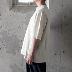alvana (アルヴァナ) ALV-00117 [ 空防 S/S TEE SHIRTS ] 空紡天竺 ショートスリーブ クルーネック TEE シャツ (ANTIQUE WHITE)