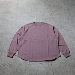 alvana (アルヴァナ) ALV-00137 [ 空紡 MIDLE NECK ROUND L/S TEE SHIRTS ] 空紡天竺  ミドルネック L/S Tシャツ (STONE NAVY) (EARTH) (WHITE) (BLACK)