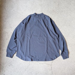 alvana (アルヴァナ) ALV-00137 [ 空紡 MIDLE NECK ROUND L/S TEE SHIRTS ] 空紡天竺  ミドルネック L/S Tシャツ  (MARINE NAVY) (DEEP BROWN) (WHITE) (BLACK)