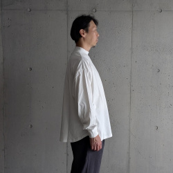 alvana (アルヴァナ) ALV-00137 [ 空紡 MIDLE NECK ROUND L/S TEE SHIRTS ] 空紡天竺  ミドルネック L/S Tシャツ  (MARINE NAVY) (DEEP BROWN) (WHITE) (BLACK)