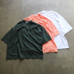 alvana (アルヴァナ) ACS-C008 [ NEW OVERSIZE  TEE SHIRTS ] ライトオンス天竺 オーバーサイズ クルーネック TEE シャツ  (GREEN)