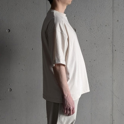 alvana (アルヴァナ) ALV-00127 [ 26/OVERSIZE  TEE SHIRTS ] ライトオンス天竺 オーバーサイズ クルーネック TEE シャツ (BEIGE)
