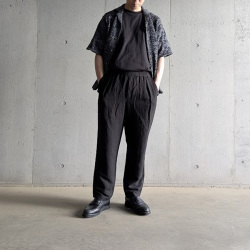 alvana (アルヴァナ) ALV-00127 [ 26/OVERSIZE  TEE SHIRTS ] ライトオンス天竺 オーバーサイズ クルーネック TEE シャツ (BLACK)