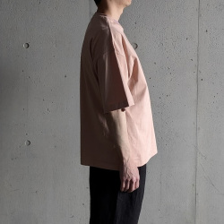 alvana (アルヴァナ) ALV-00127 [ 26/OVERSIZE  TEE SHIRTS ] ライトオンス天竺 オーバーサイズ クルーネック TEE シャツ (LEAF PINK)
