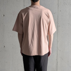 alvana (アルヴァナ) ALV-00127 [ 26/OVERSIZE  TEE SHIRTS ] ライトオンス天竺 オーバーサイズ クルーネック TEE シャツ (LEAF PINK)