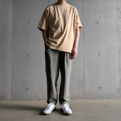 alvana (アルヴァナ) ALV-00127 [ 26/OVERSIZE  TEE SHIRTS ] ライトオンス天竺 オーバーサイズ クルーネック TEE シャツ (ORANGE)