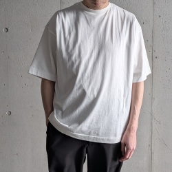 alvana (アルヴァナ) ALV-00127 [ 26/OVERSIZE  TEE SHIRTS ] ライトオンス天竺 オーバーサイズ クルーネック TEE シャツ  (WHITE)