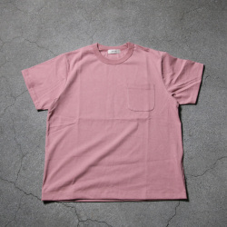 alvana (アルヴァナ) ALV-C0128 [ 空防 CLASSIC PK TEE SHIRTS ] 空紡クラシック クルーネック ポケ TEE  (STONE NAVY) (VINTAGE PINK) (ERATH/PURPLE)