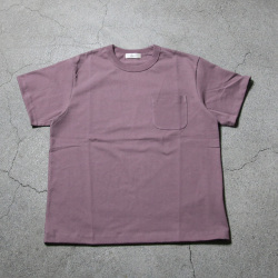 alvana (アルヴァナ) ALV-C0128 [ 空防 CLASSIC PK TEE SHIRTS ] 空紡クラシック クルーネック ポケ TEE  (STONE NAVY) (VINTAGE PINK) (ERATH/PURPLE)