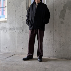 ANEI (アーネイ) AN0262_S1203_WFT [ BRITISH WOOL TWEED / F.E.W CHORE JKT TWEED ] ブリティッシュツイード チョアジャケット (RED) (BLACK)
